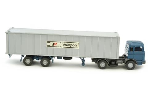 Interpool/1B - 40ft-Container-Sattelzug MB 1620