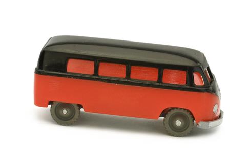 SIKU - (V 16) VW Bus, schwarz/orangerot