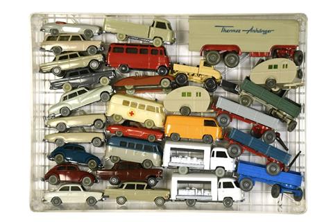 Konvolut 29 Fahrzeuge der 1960er Jahre