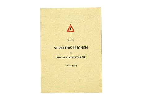 Verkehrszeichen-Erklärungsblatt (1952)