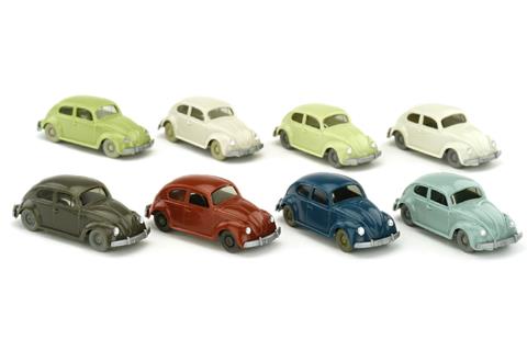 Konvolut 8 VW Käfer (Typ 5) der 1960er Jahre
