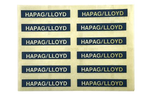 Restposten Hapag-Lloyd-Aufkleber
