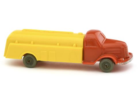 Tankwagen Dodge, orangerot/gelb