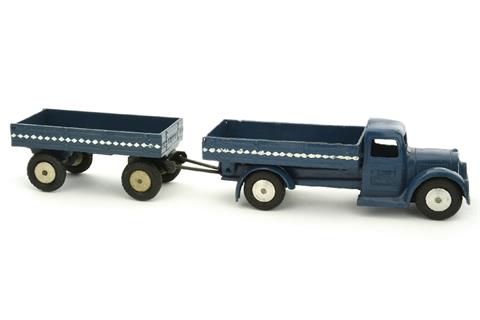 Märklin - (5521/20 mit 21) Pritschen-Lastzug, blau