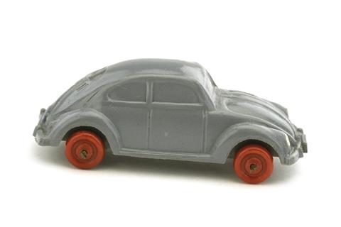 VW Käfer (Typ 1), staubgrau (Räder rot)