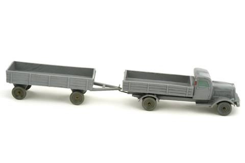 MB Diesel (Typ 1) mit Anhänger, staubgrau