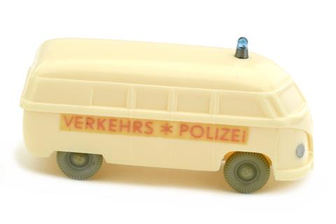 Polizeiwagen VW Bus, cremeweiß
