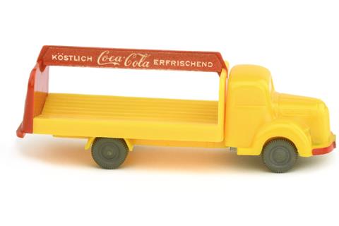 Coca-Cola Getränkewagen MB 3500, gelb