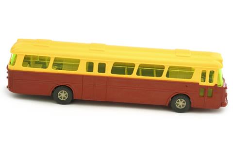 Autobus Senator, gelb/rubinrot