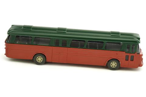 Autobus Senator, kieferngrün/rubinrot