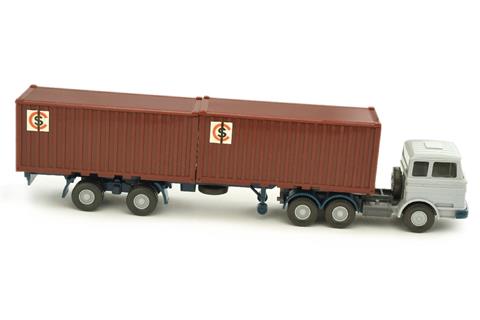 Container-LKW MB 2223 Stahlcontainer ICS